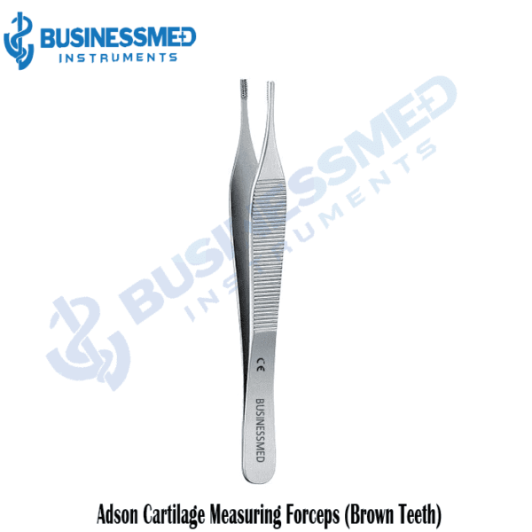 Adson Cartilage Measuring Forceps (Brown Teeth)