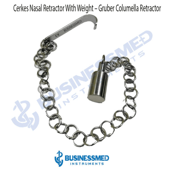 Cerkes Nasal Retractor With Weight – Gruber Columella Retractor