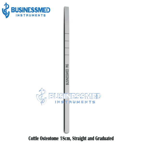 Cottle Osteotome 18cm, Straight and Graduated