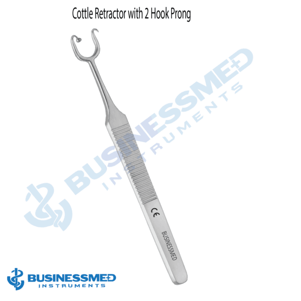 Cottle Retractor with 2 Hook Prong