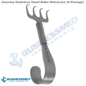 Gorney Stainless Steel Rake Retractor (4 Prongs)