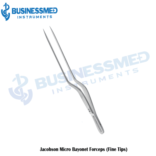 Jacobson Micro Bayonet Forceps (Fine Tips)