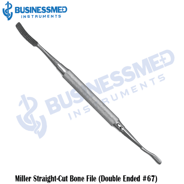 Miller Straight Cut Bone File (Double Ended #67)