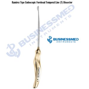 Ramirez Type Endoscopic Forehead Temporal Line (T) Dissector