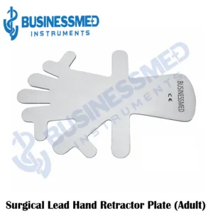 Surgical Lead Hand Retractor Plate (Adult)