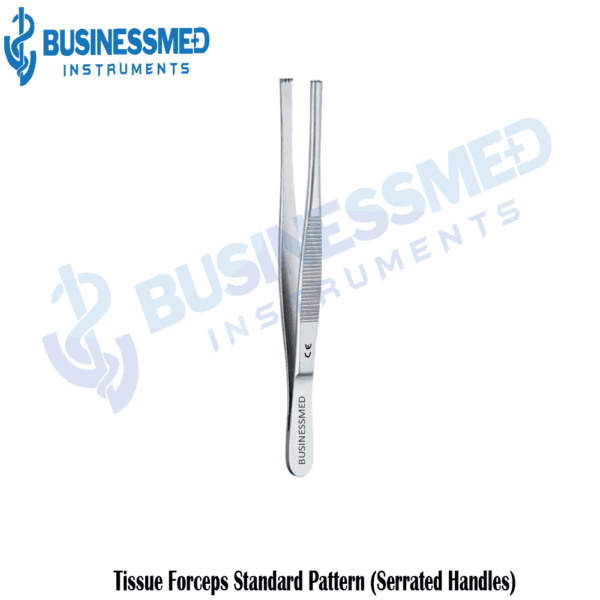 Tissue Forceps Standard Pattern (Serrated Handles)