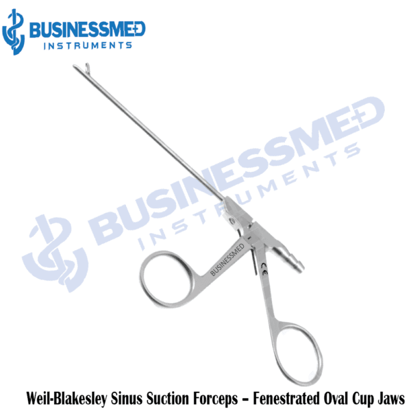 Weil Blakesley Sinus Suction Forceps – Fenestrated Oval Cup Jaws