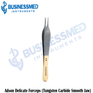 Adson Delicate Forceps (Tungsten Carbide Smooth Jaw)