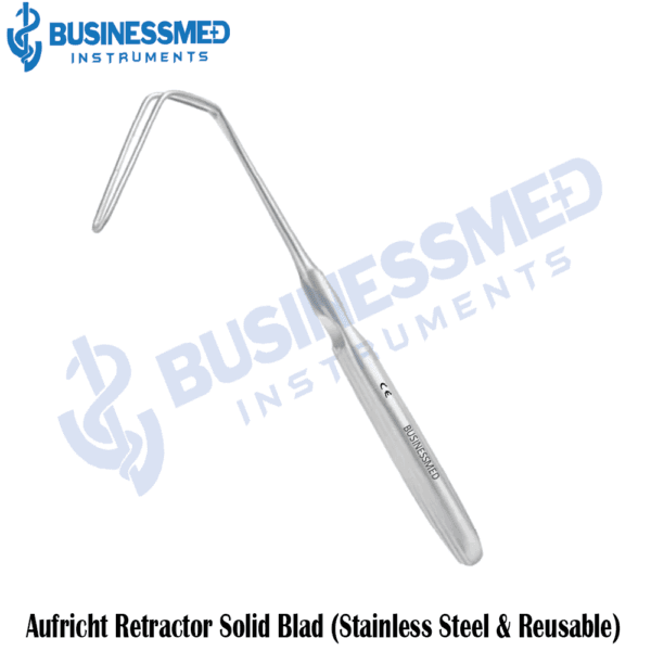 Aufricht Retractor Solid Blad (Stainless Steel & Reusable)