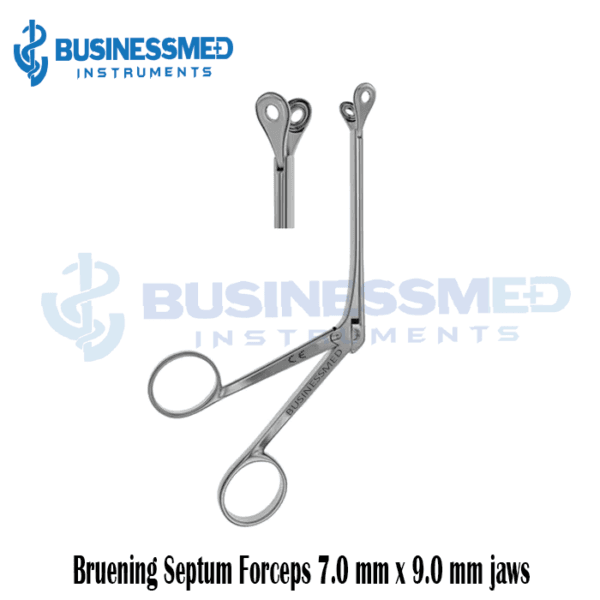 Bruening Septum Forceps 7.0mm x 9.0mm jaws