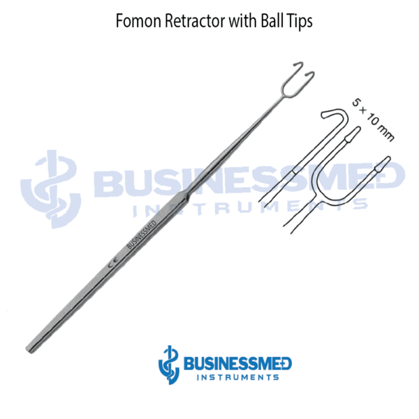 Fomon Retractor with Ball Tips