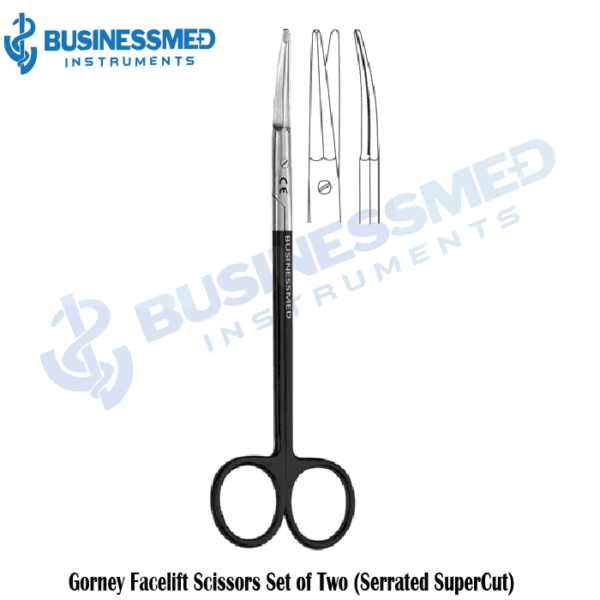 Gorney Facelift Scissors Set of Two (Serrated SuperCut)