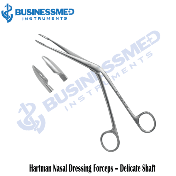 Hartman Nasal Dressing Forceps – Delicate Shaft