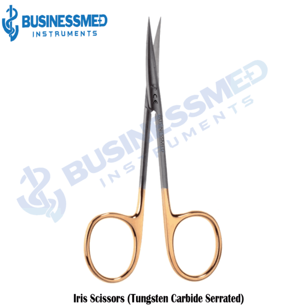 Iris Scissors (Tungsten Carbide Serrated)