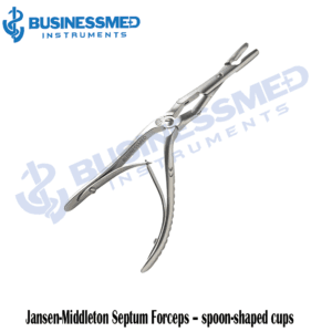 Jansen Middleton Septum Forceps – spoon shaped cups