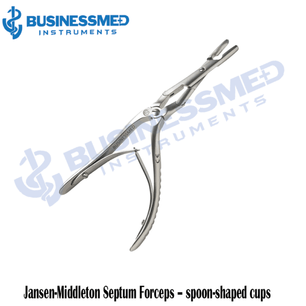 Jansen Middleton Septum Forceps – spoon shaped cups