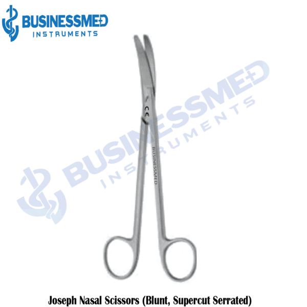 Joseph Nasal Scissors (Blunt, Supercut Serrated)