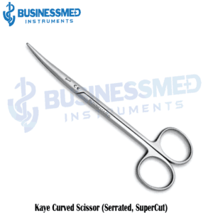 Kaye Curved Scissor (Serrated, SuperCut)