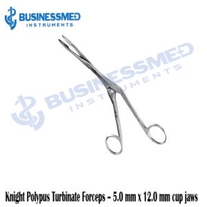 Knight Polypus Turbinate Forceps – 5 x 12 mm cup jaws