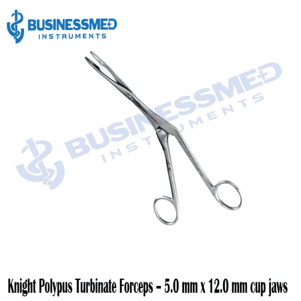 Knight Polypus Turbinate Forceps – 5 x 12 mm cup jaws