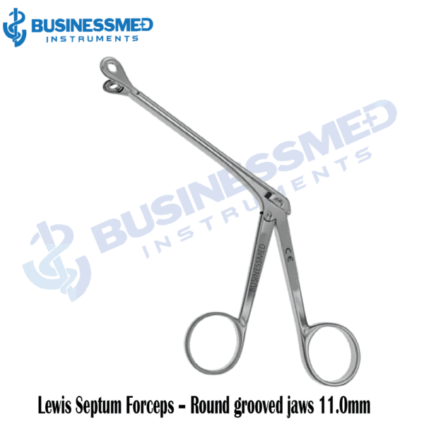 Lewis Septum Forceps – Round grooved jaws 11mm