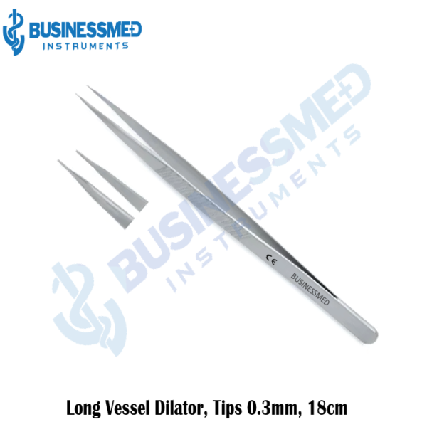 Long Vessel Dilator, Tips 0.3mm, 18cm