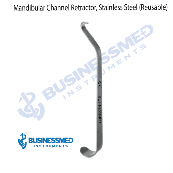 Mandibular Channel Retractor, Stainless Steel (Reusable)