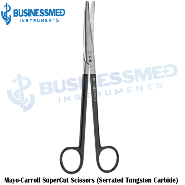 Mayo Carroll SuperCut Scissors (Serrated Tungsten Carbide)