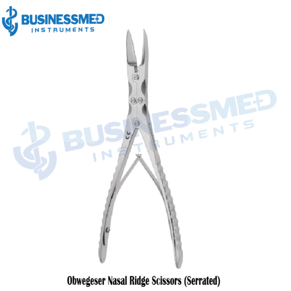 Obwegeser Nasal Ridge Scissors (Serrated)