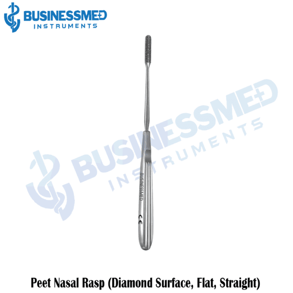 Peet Nasal Rasp (Diamond Surface, Flat, Straight)