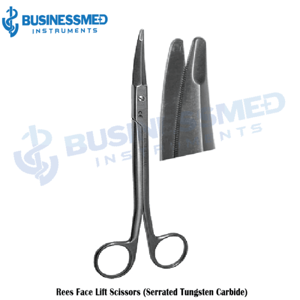 Rees Face Lift Scissors (Serrated Tungsten Carbide)