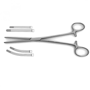 Rochester-Carmalt Forceps - longitudinal serrated Jaw W/ cross-serrated ...