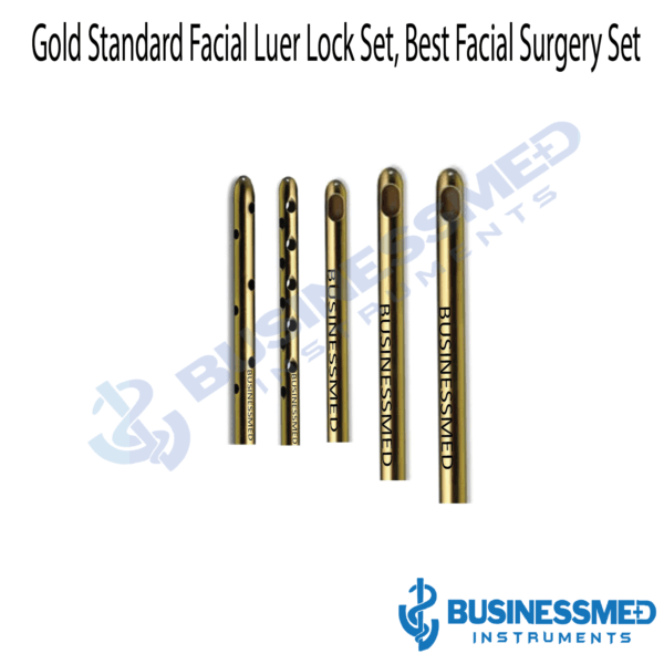 Gold Standard Facial Luer Lock Set, Best Facial Surgery Set