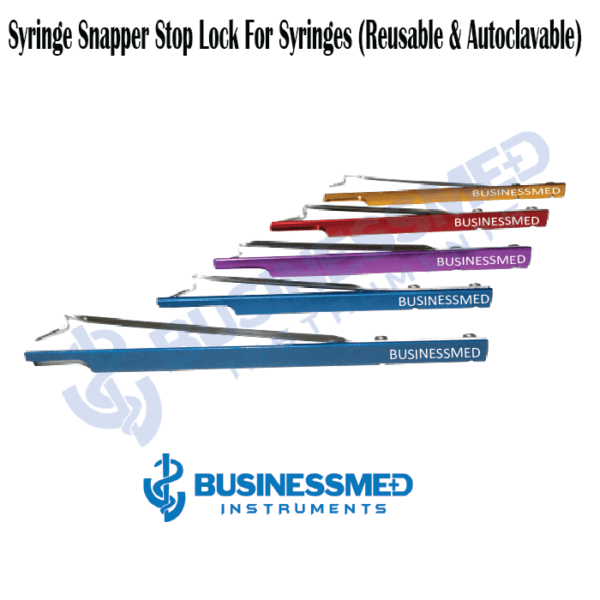 Syringe Snapper Stop Lock For Syringes (Reusable & Autoclavable)