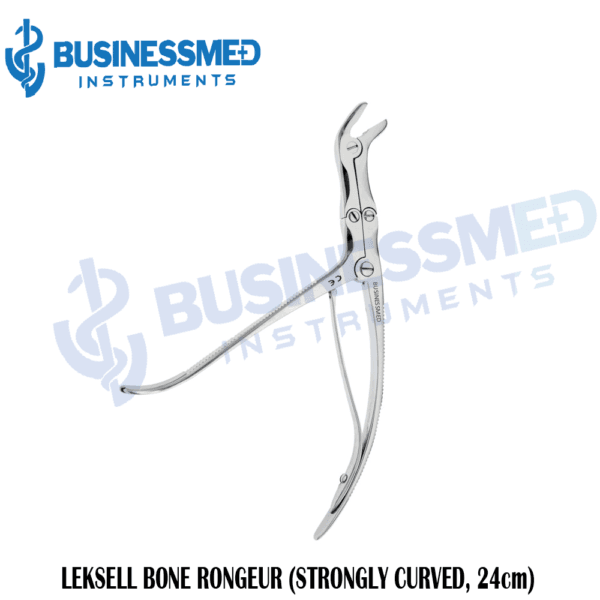 LEKSELL BONE RONGEUR (STRONGLY CURVED, 24cm)