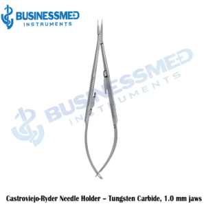 Castroviejo Ryder Needle Holder Tungsten Carbide