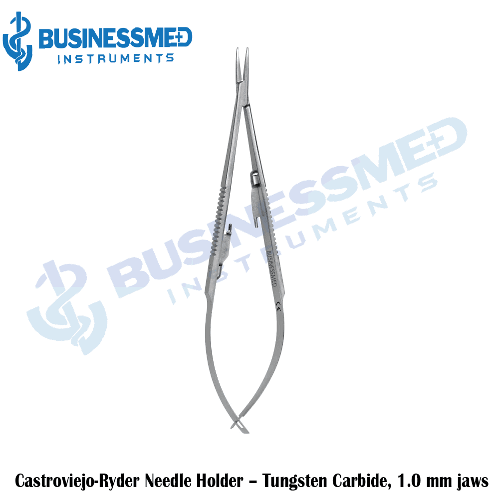 Castroviejo Ryder Needle Holder Tungsten Carbide Castroviejo Ryder Needle Holder Tungsten Carbide