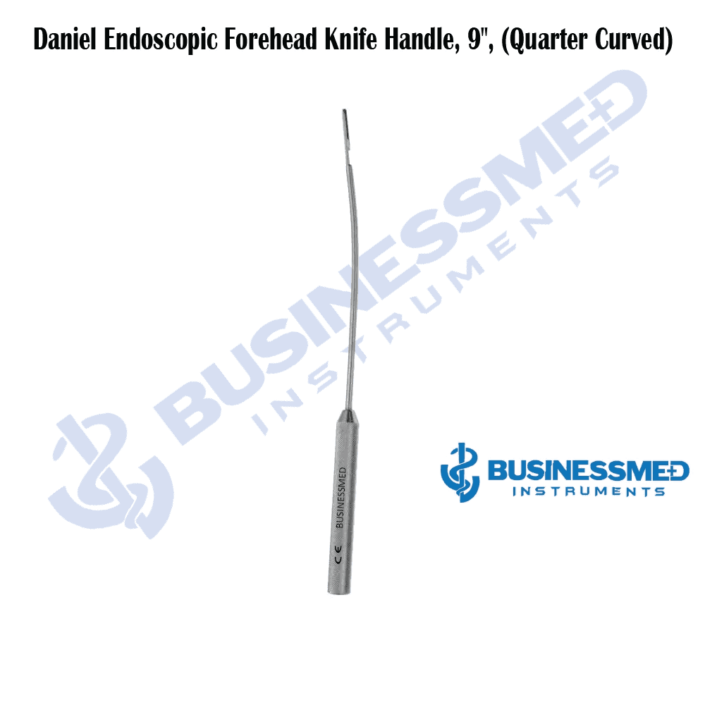 Daniel Endoscopic Forehead Knife Handle 9inch Quarter Curved 1