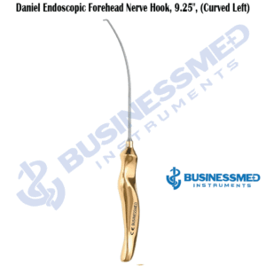 Daniel Endoscopic Forehead Nerve Hook 9.25inch Curved Left 1
