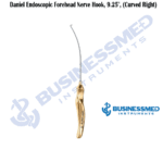 Daniel Endoscopic Forehead Nerve Hook 9.25inch Curved Right 1 1