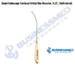 Daniel Endoscopic Forehead Orbital Rim Dissector 9.25inch Half Curved 1