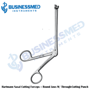 Hartmann Nasal Cutting Forceps Round Jaws With Through Cutting Punch