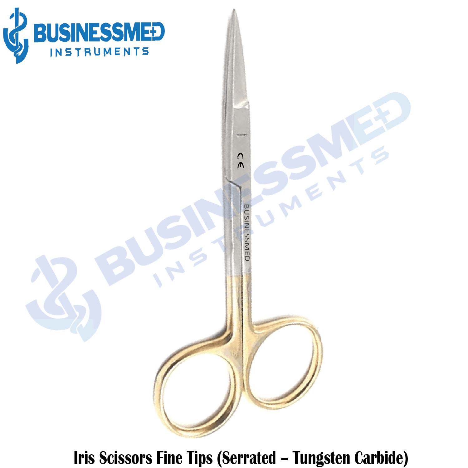 Iris Scissors Fine Tips Serrated Tungsten Carbide Iris Scissors Fine Tips Serrated Tungsten Carbide