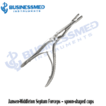 Jansen Middleton Septum Forceps spoon shaped cups