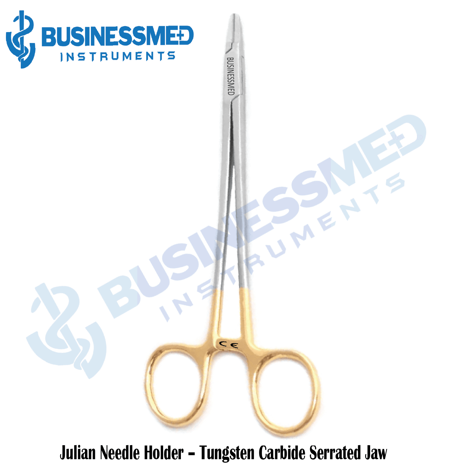 Julian Needle Holder Tungsten Carbide Serrated Jaw Julian Needle Holder Tungsten Carbide Serrated Jaw