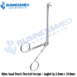 Myles Nasal Punch Thru Cut Forceps Angled Up 2.0mm x 10.0mm