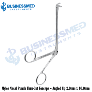 Myles Nasal Punch Thru Cut Forceps Angled Up 2.0mm x 10.0mm