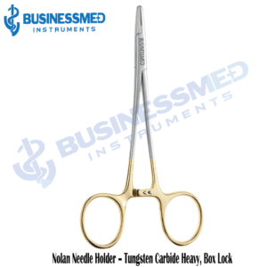 Nolan Needle Holder Tungsten Carbide Heavy Box Lock