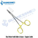 Olsen Webster Needle Holder Scissors Tungsten Carbide