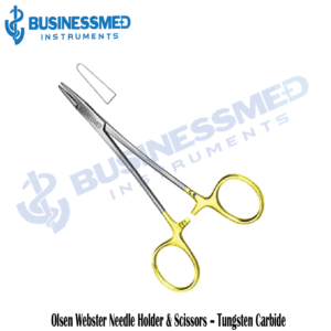 Olsen Webster Needle Holder Scissors Tungsten Carbide